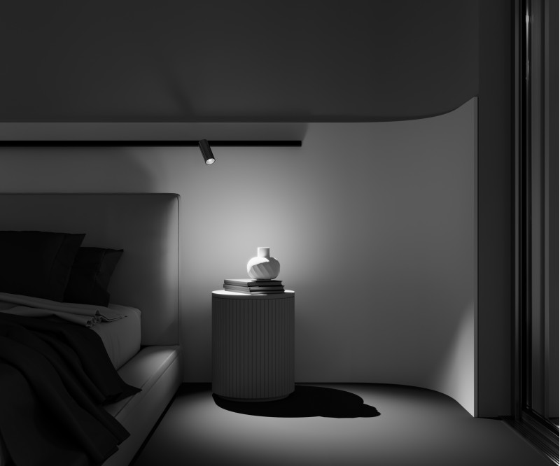 Трековый светильник 5,2*12,5*19,4 см, LED 12W 2700K 36° Maytoni Technical Focus LED Exility TR032-2-12W2.7K-M-B черный