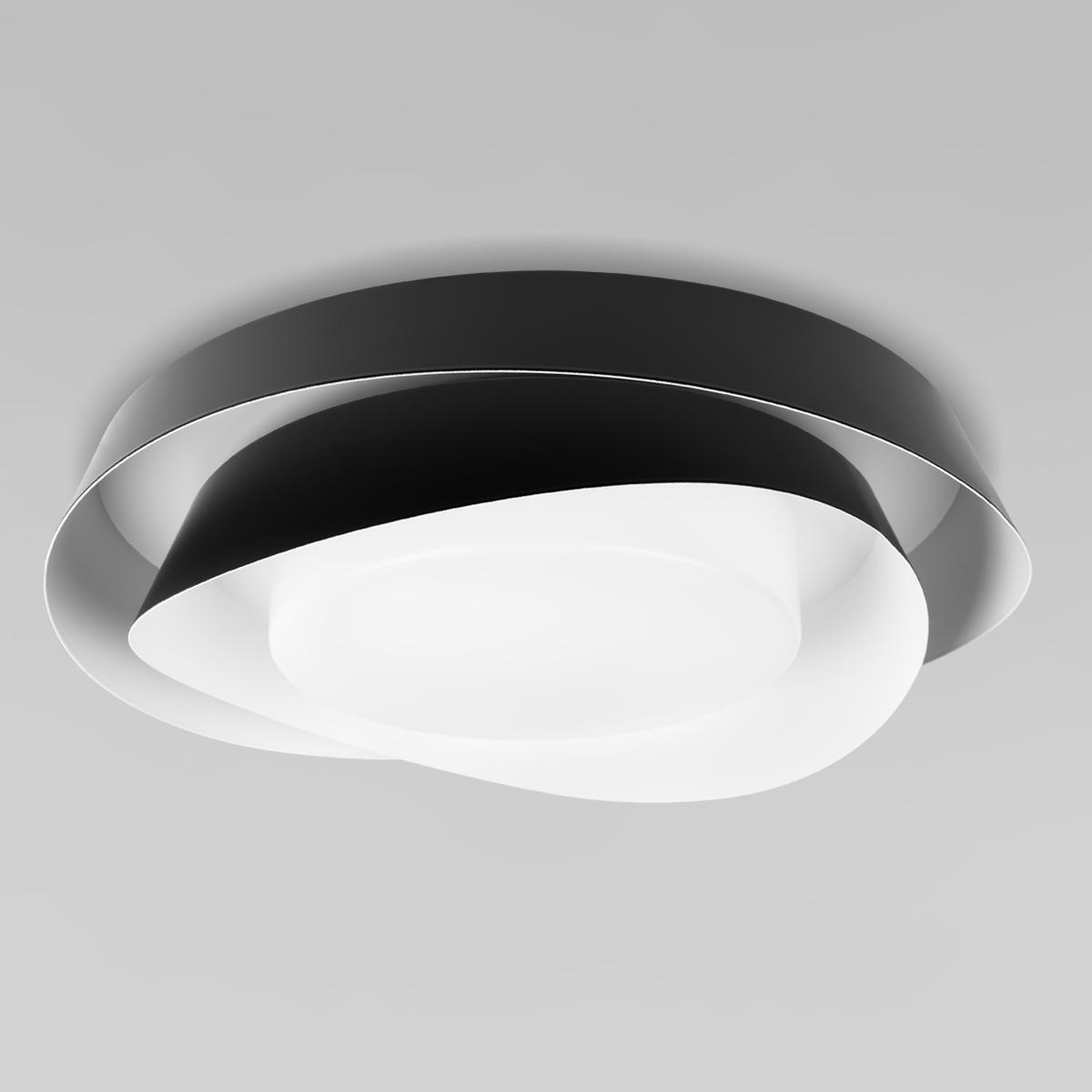 Потолочный светильник 48*10 см, 1*LED*30W 4000K LOFT IT Petale 10256 Black черный