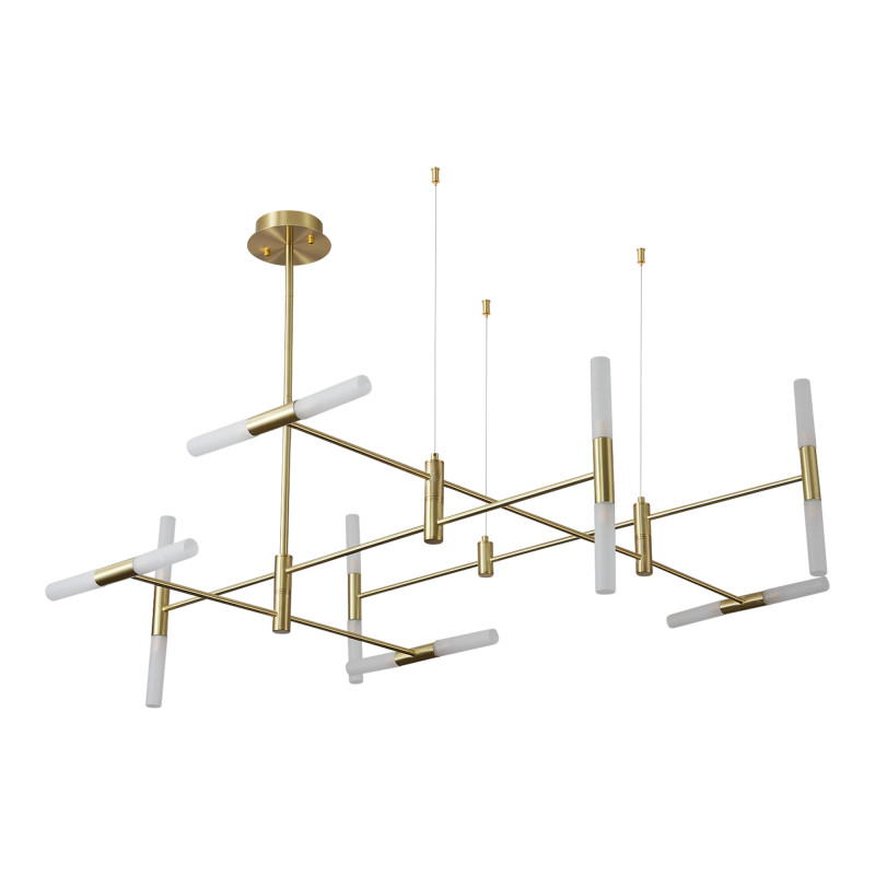 Светильник подвесной 110*130*120 см, 16*G9*5W 4000K ST LUCE Rimini SL1216.203.16 матово золотистый