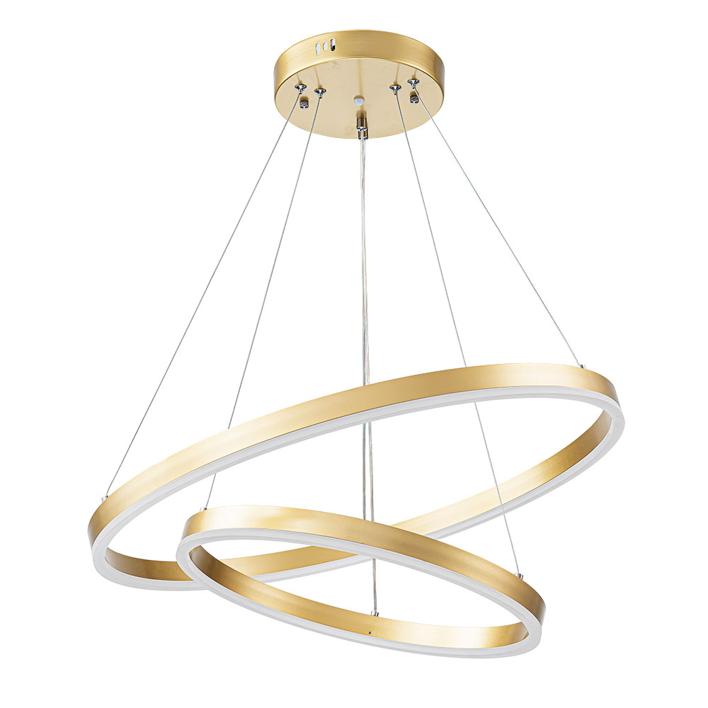 Подвесной светильник 3*60 см, 1*LED, 74W, 3000-6000K Arte Lamp Siren A2548SP-75GO, Золото