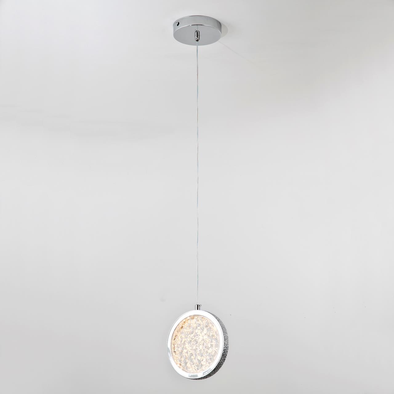 Подвесной светильник 15*2,5*100 см, LED 6W, 4000K, Хром LED4U L7108-150 СR