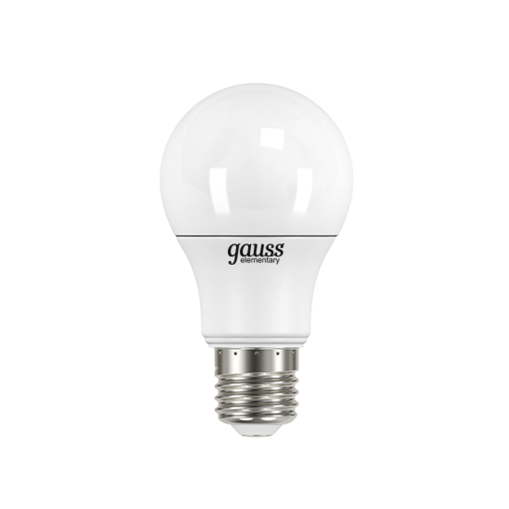 Лампа светодиодная E27, 6,5W=60W, 4100K дневной свет Gauss Led 23226 (23227) шар A60