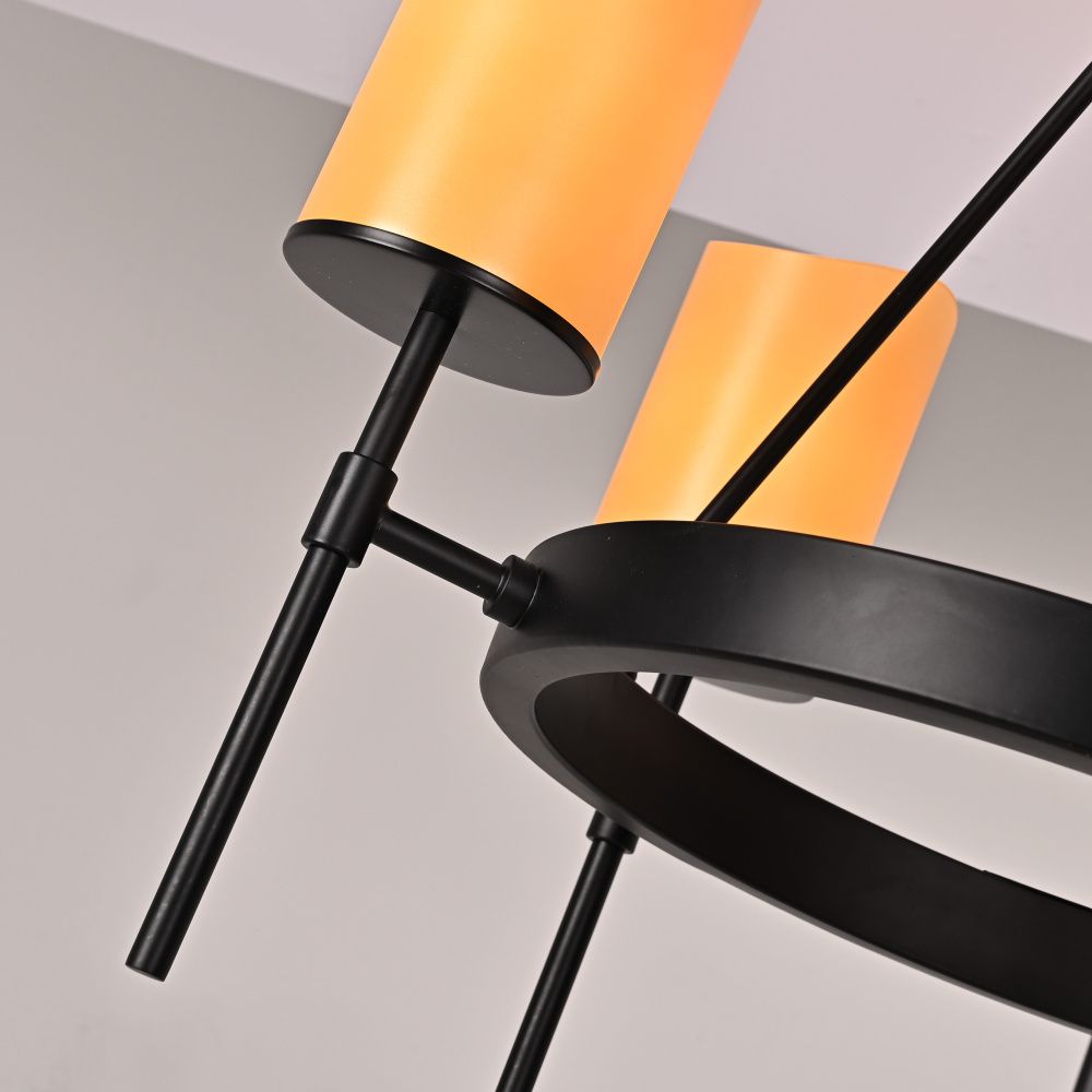 Подвесная люстра Conne 5 59*59*61 см, 5*E14*40W, ImperiumLoft 40.480, Чёрный