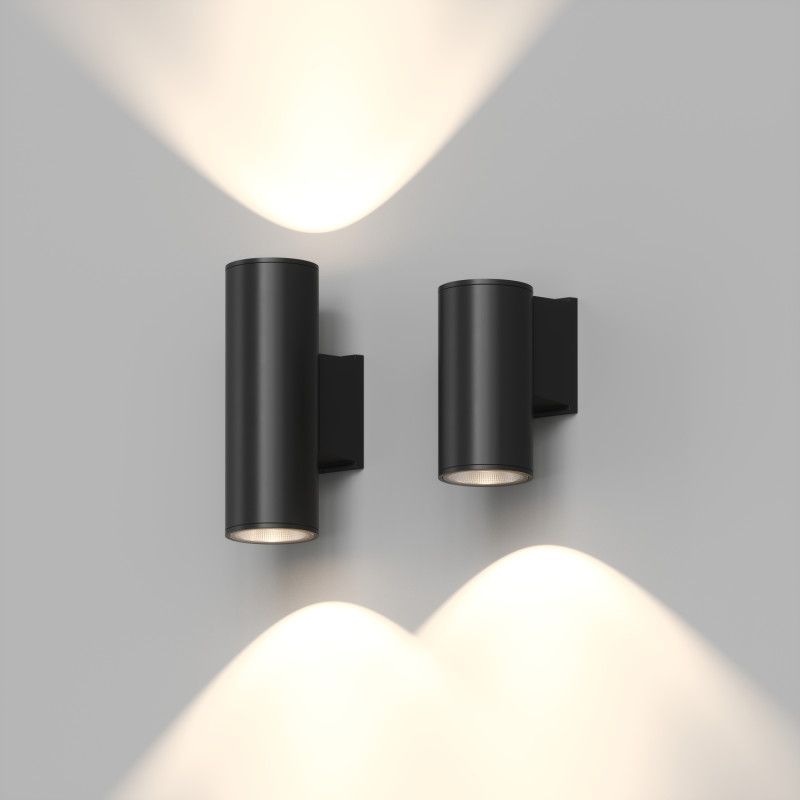 Бра 25*15*9- см, *LED*18W, 3000K, Denkirs BORG DK9821-BK, черный алюминий