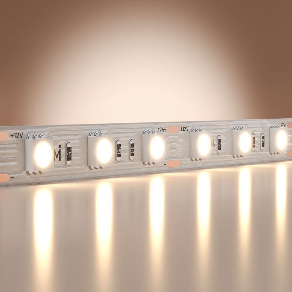 Светодиодная лента Base 12В 5050 14,4Вт/м 4000K 5м IP 20 201184 Maytoni Technical, цена за метр, катушкой по 5 м