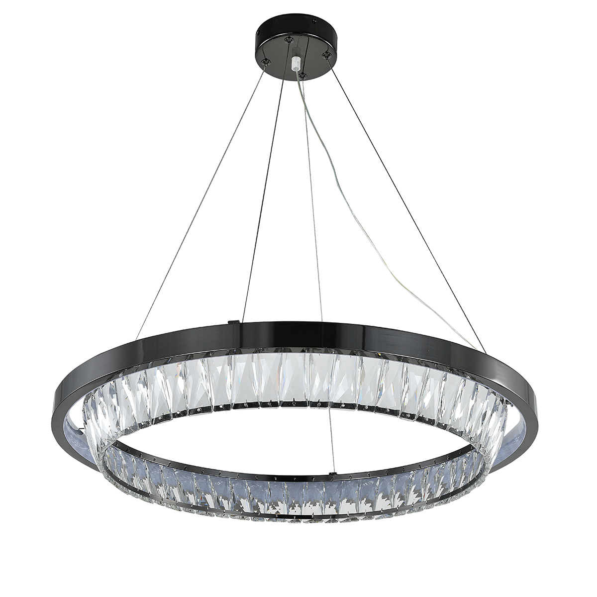 Подвесная люстра 60*60*120 см, LED, 73W, 3000К-6000K, Indigo RIVA V000102L золотой, 12045/1P Brass