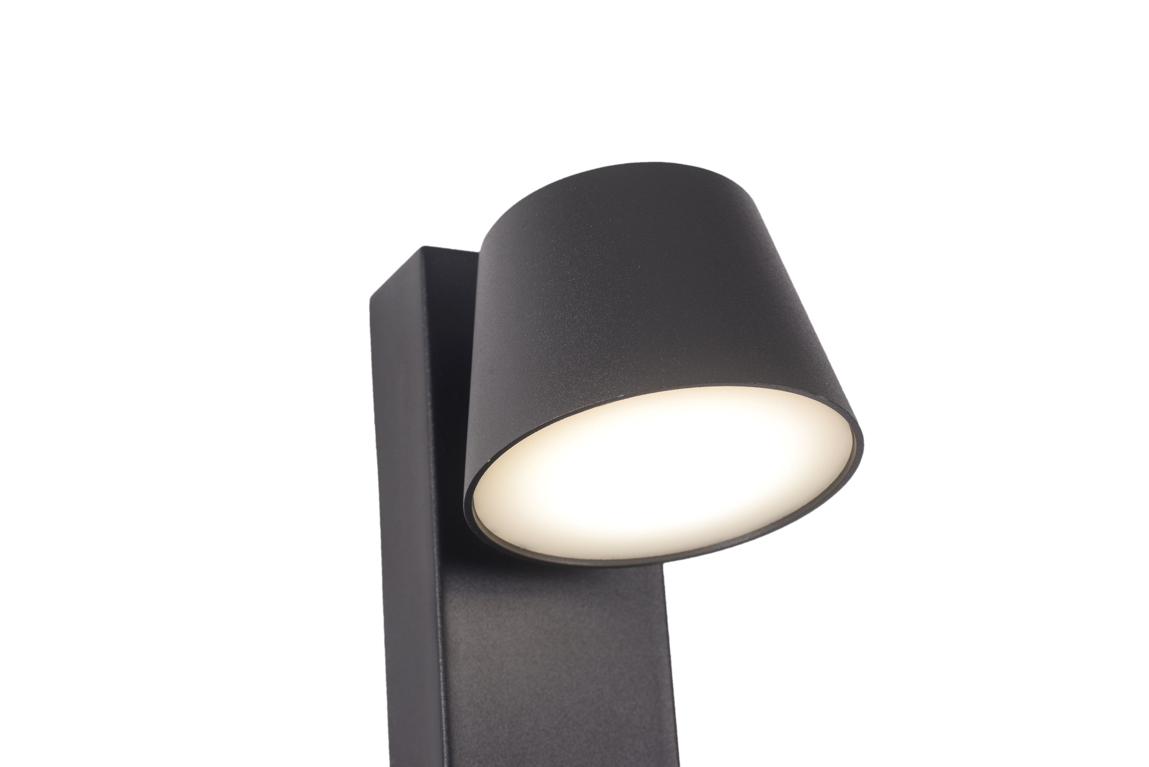 Настенный светильник 13*28*9 см, LED 6W 4000K черный Zortes Tommy ZRS.23005.6
