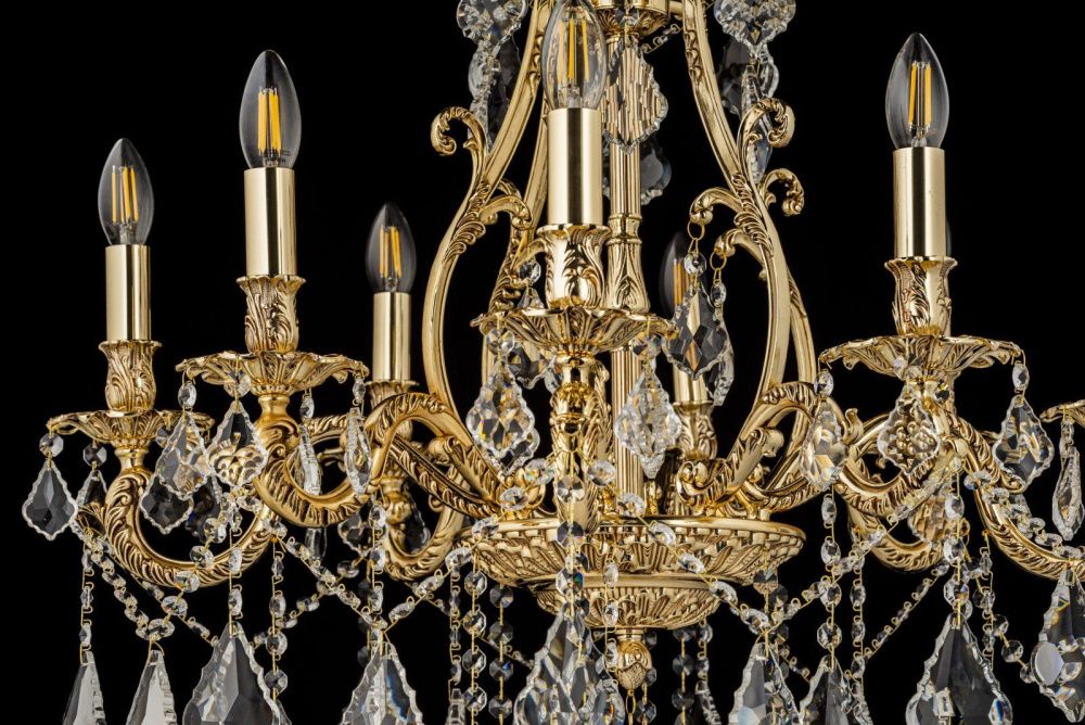 Люстра *72*69 см, 8*E14*40W, Dio D`arte Barolo Gold Barolo E 1.1.8.600 CG, Золото