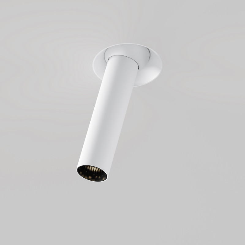 Встраиваемый светильник 3*3*31,6 см, LED, 7W, 3000К, Maytoni Technical Focus T C140TRS-L300-7W3K-W белый