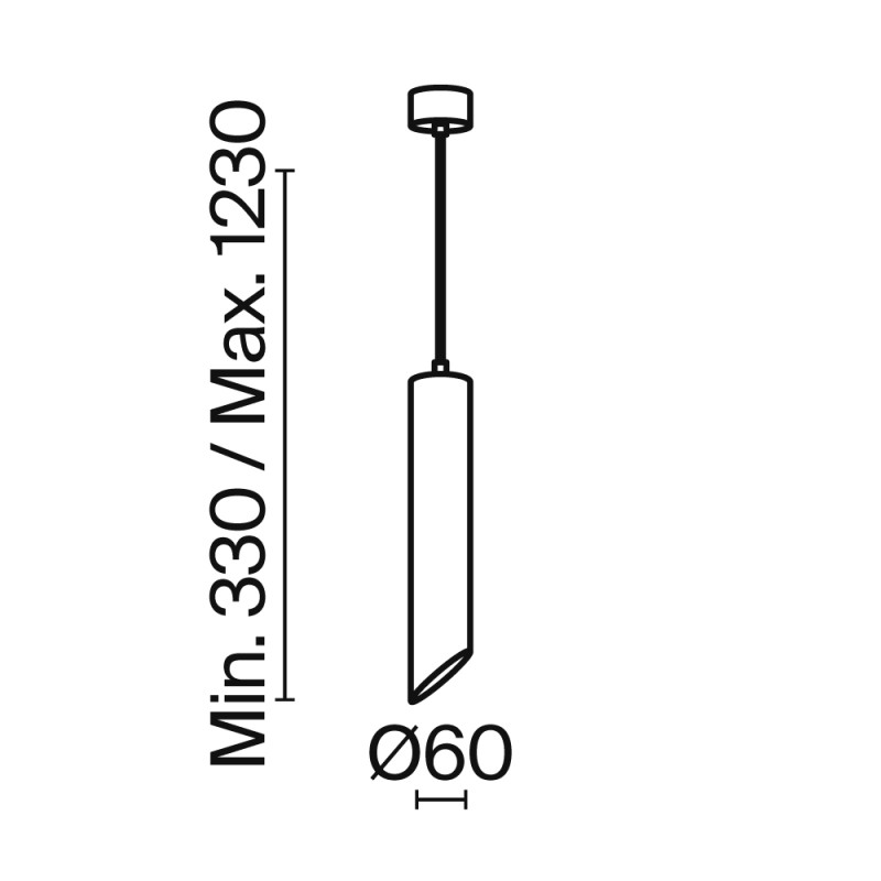 Светильник 6 см, Maytoni Lipari P044PL-01-30GU10-B, черный-золото