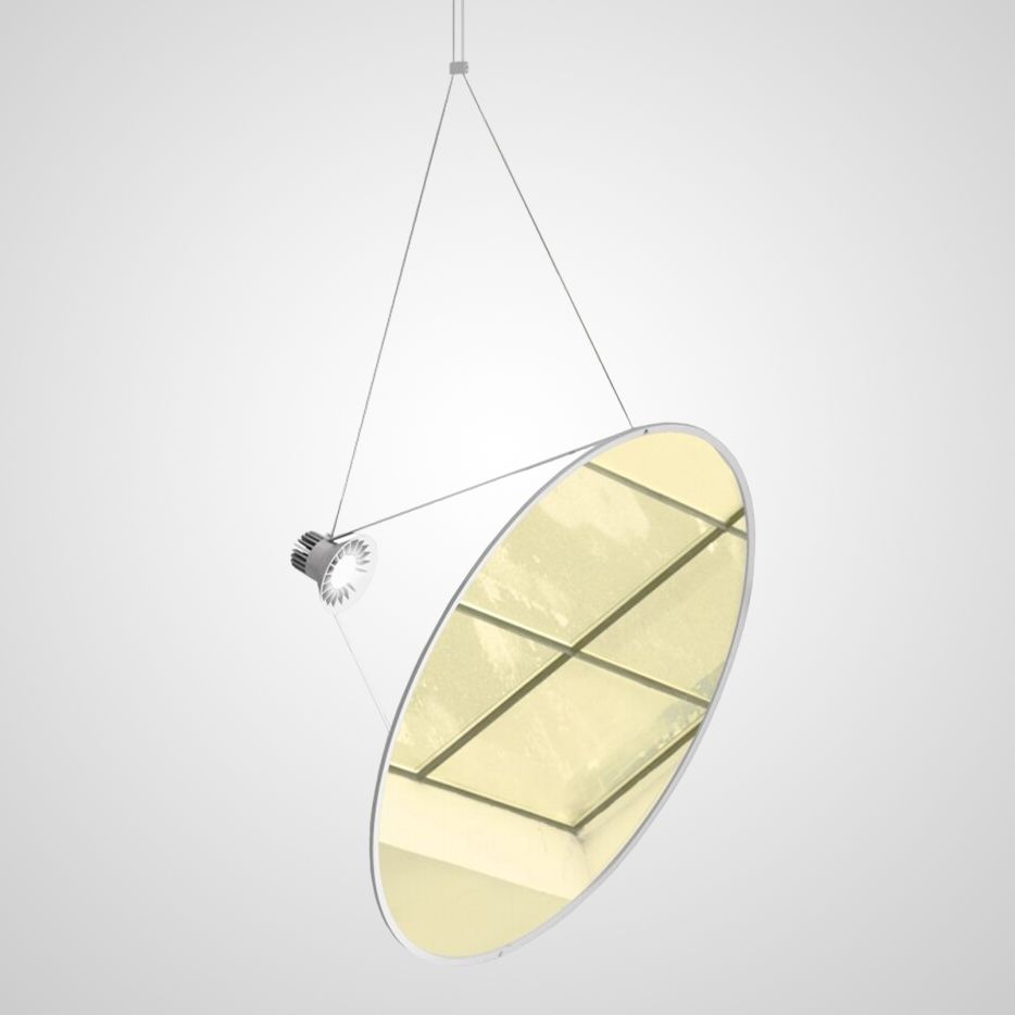 Подвесной светильник Zoi D100 Gold 100*100*60 см, 1*LED*53W, 3000K, ImperiumLoft im_G-1980, Белый