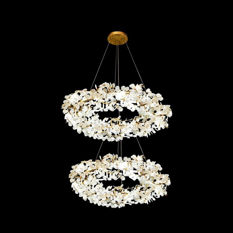 Подвесная люстра CARAMELLY B **40 см, 34*G9*40W, ImperiumLoft caramelly01, Латунь