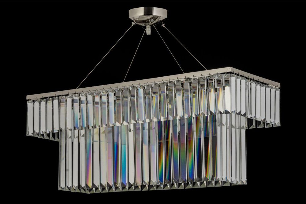 Люстра подвесная **26 см, 8*G9*40W, Arti Lampadari Enio Enio E 1.5.70X25.100 NP, никель