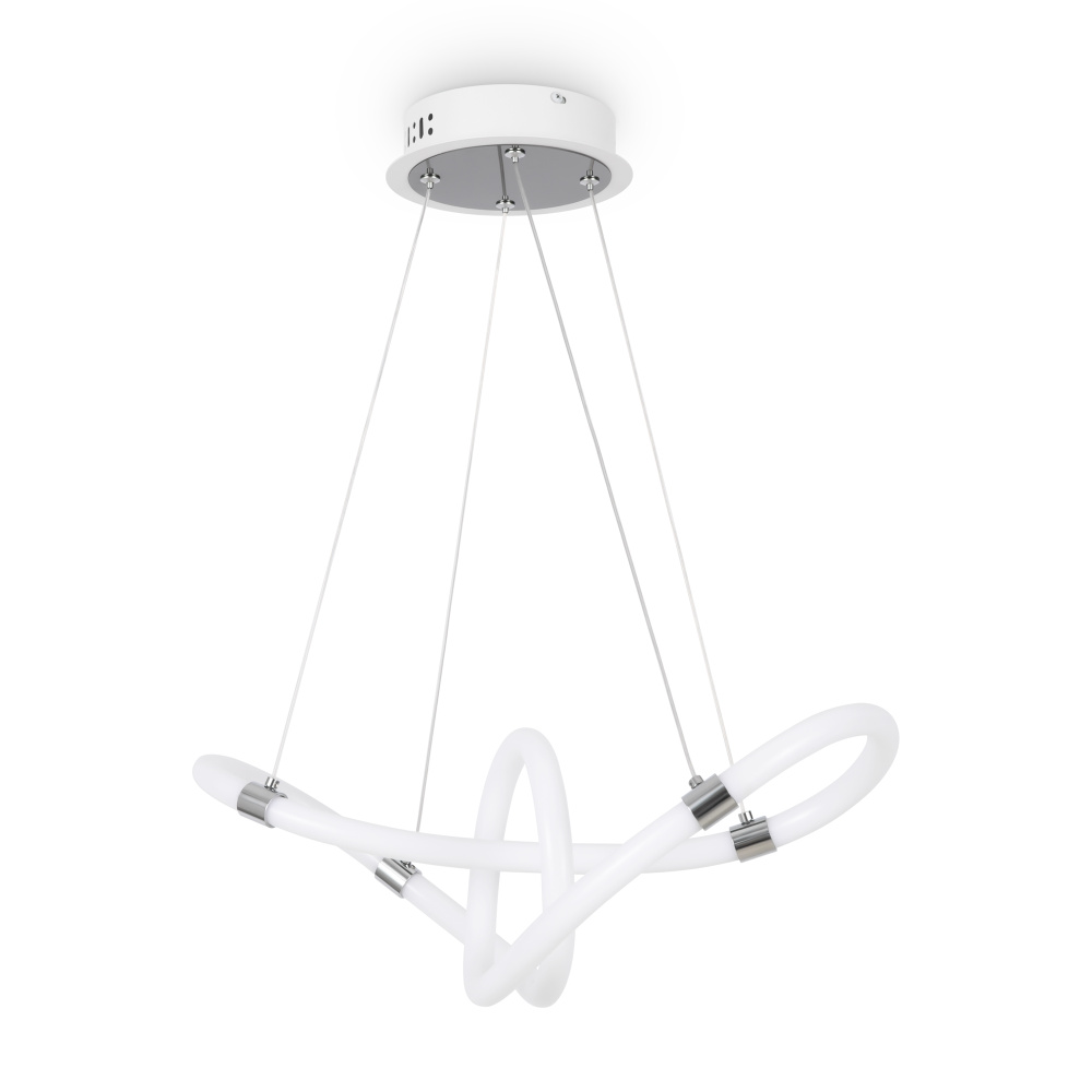 Подвесной светильник 54*22*-130 см, *LED*36W, 4000K, Freya Нарядный/Fancy FR6059PL-L47W, Белый и Хром