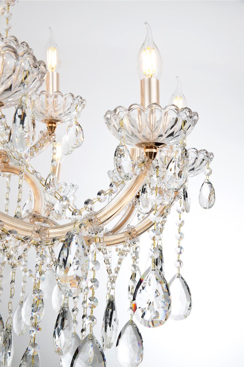 Подвесная люстра 124*124*140 см, Е14 25x40W, Золото MODELUX premium ML.7003.25P