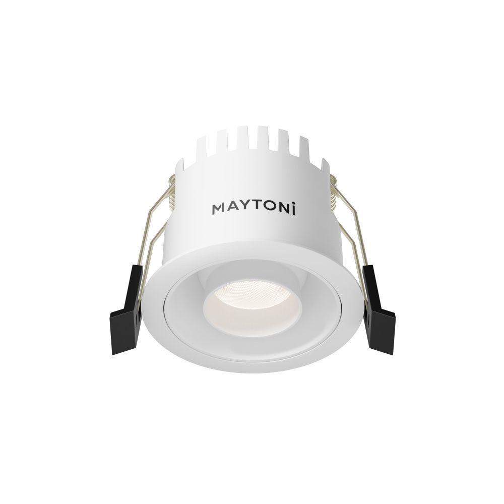 Встраиваемый светильник *6,5*-4,9 см, *LED*10W, 4000K, Maytoni Technical Dip T DL128-10W4K-W, Белый