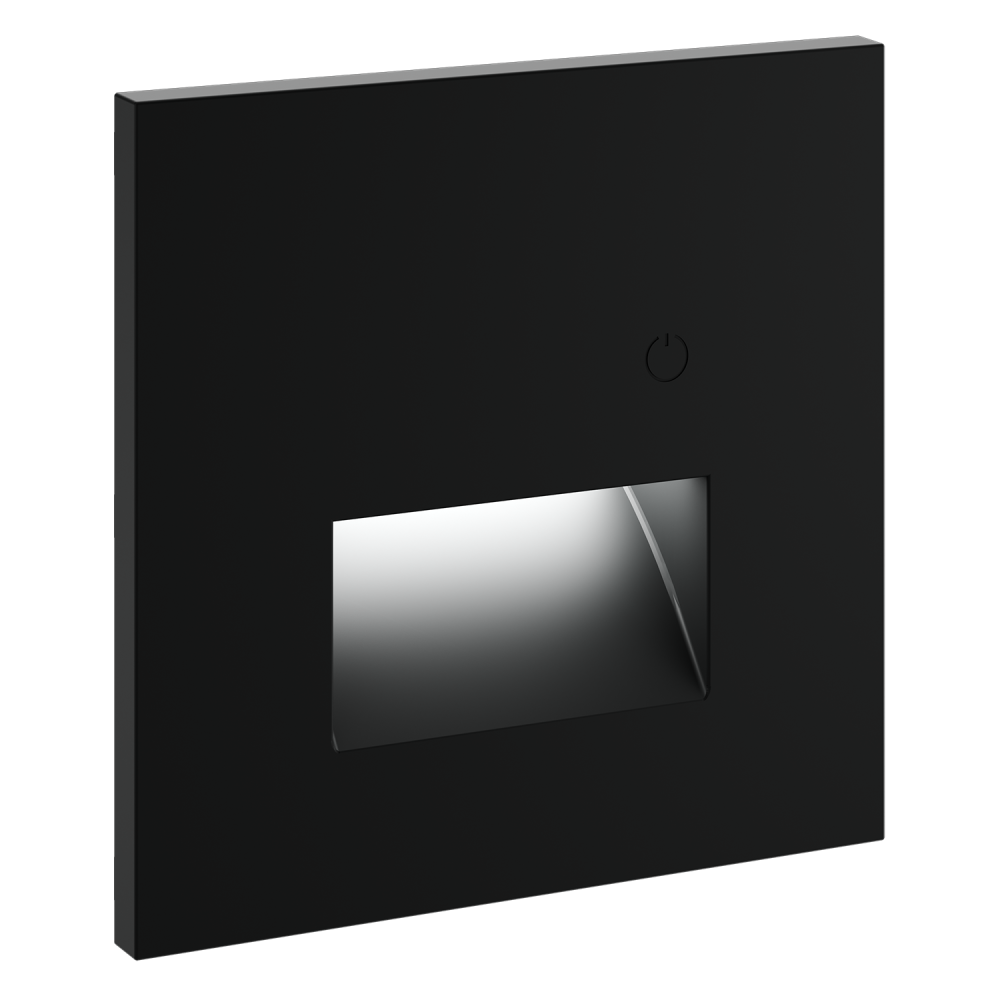 Накладка для подсветки светодиодной с датчиком, черный матовый Voltum S70 VLS002408, Пластик Soft touch