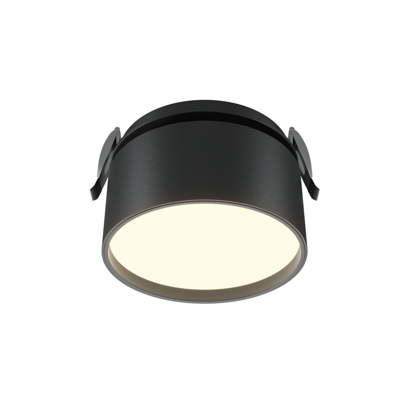 Встраиваемый светильник 8,5*8,5*6,6 см, LED, 12W, Maytoni Technical ONDA DL024-12W-DTW-B черный