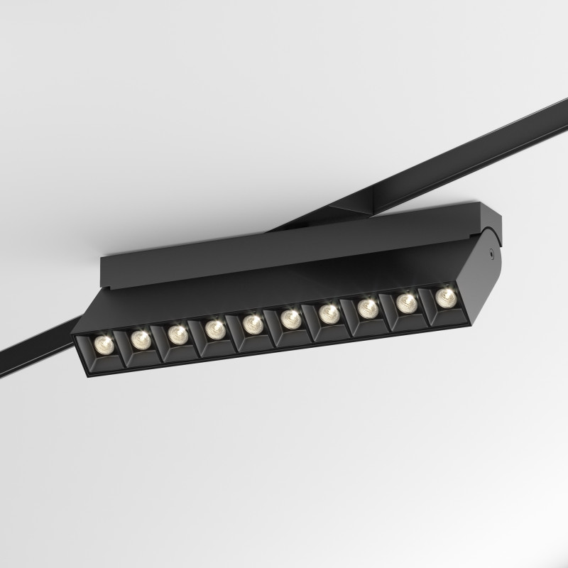 Светодиодный светильник 27 см, 20W, 3000K, Maytoni Track lamps S35  TR015-2-20W3K-B, 20W LED, 3000K, черный трековый