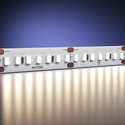 High CRI светодиодная лента Ultra 24В 2835 17Вт/м 3000К 5м IP20 201091 Maytoni  Led Strip, цена за метр, отгружается по  5 м