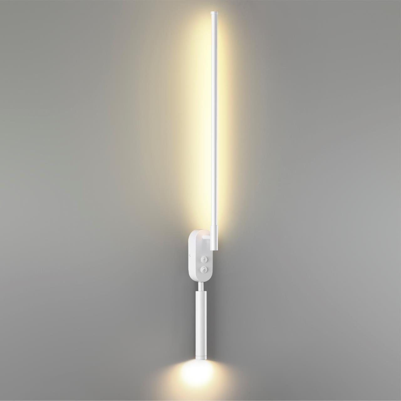 Бра 9,7*5*80,6 см, LED 9W*3000 К, Lumion Ferris белый, 5681/9WL