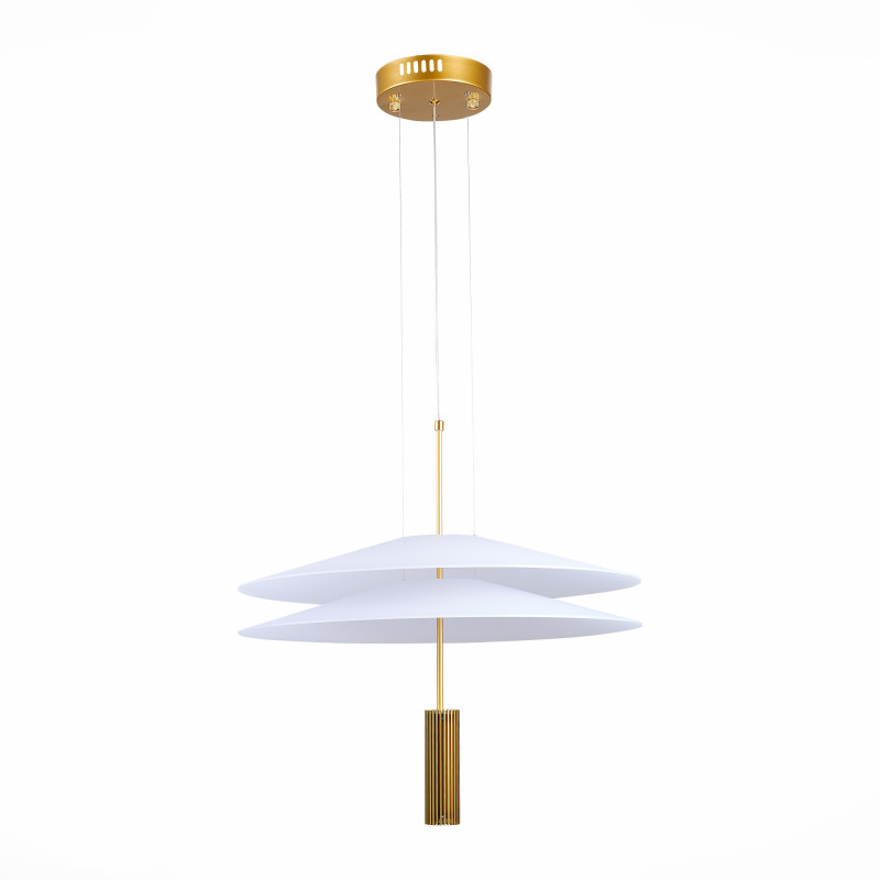 Люстра подвесная 50 см, 10W 3000K ST LUCE ISOLA SL6101.203.01 Золотистый