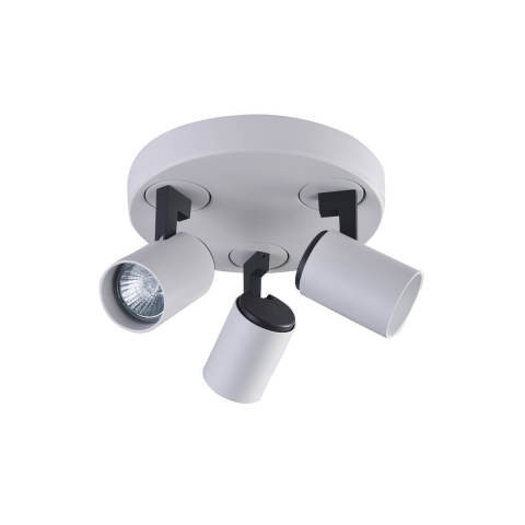 Спот  21*13 см, 3*GU10 белый, графитовый Vele Luce Lexi VL8071S13