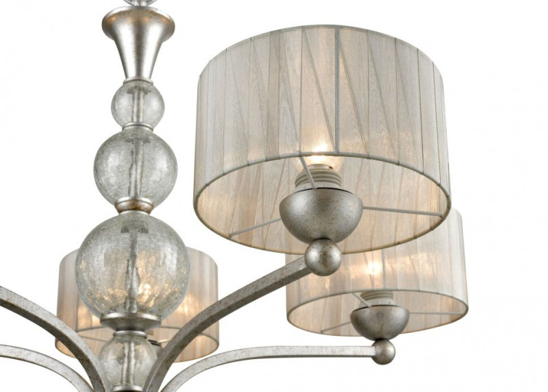 Подвесная люстра  81*172 см, 5*E27 серебро Vele Luce Friuli VL1235L05