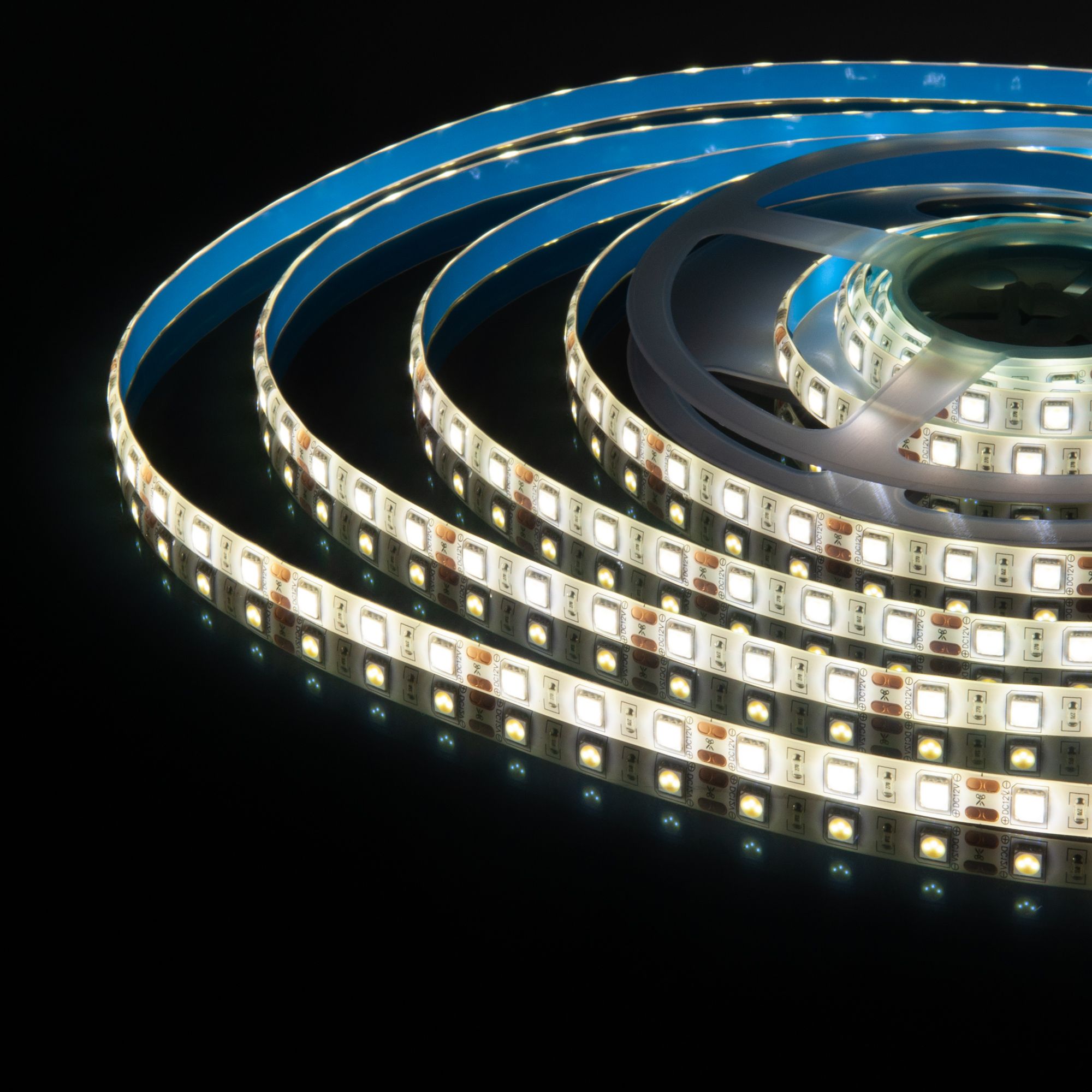 Светодиодная лента Лента светодиодная 12V 14,4W 60Led 5050 IP65 холодный белый, 5м Elektrostandard