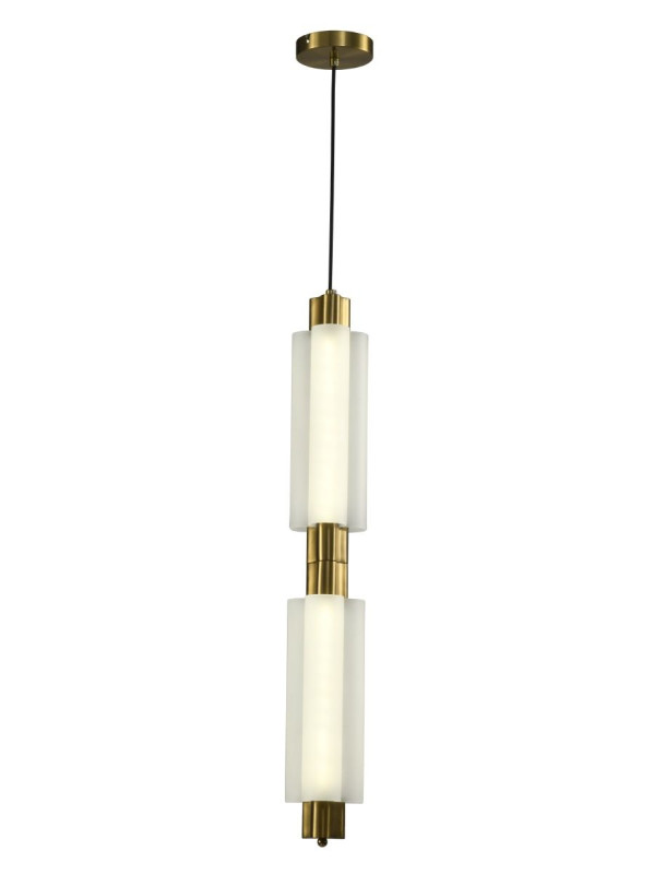 Подвесной светильник 12*180 см, LED, 16W, 4000K Zortes Algoda ZRS.1777.02, латунный