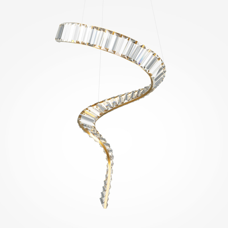 Подвесной светильник 45*45*374 см, LED, 48W, 3000К, Maytoni Krone P097PL-L48BS3K латунный