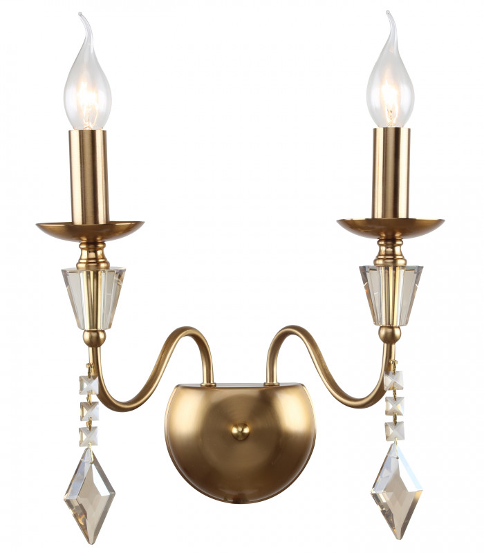 Светильник настенный 21,5*30*31 см, 2*E14 40W Бронза Stilfort Grace 1053/05/02W