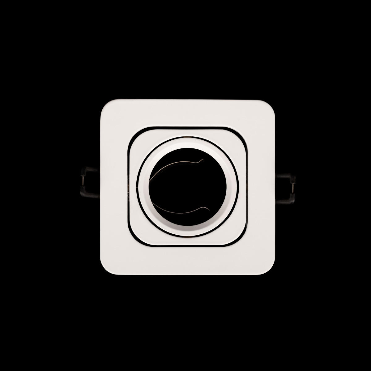 Встраиваемый светильник 10*10*2,5 см, GU10 LOFT IT Trick 10342 White белый