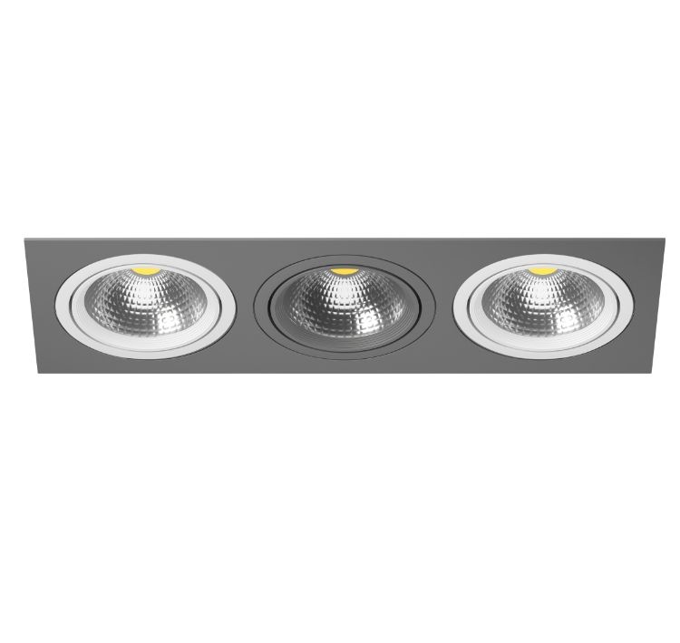Встраиваемый светильник Light Star Intero 111 i839060906, серый-белый