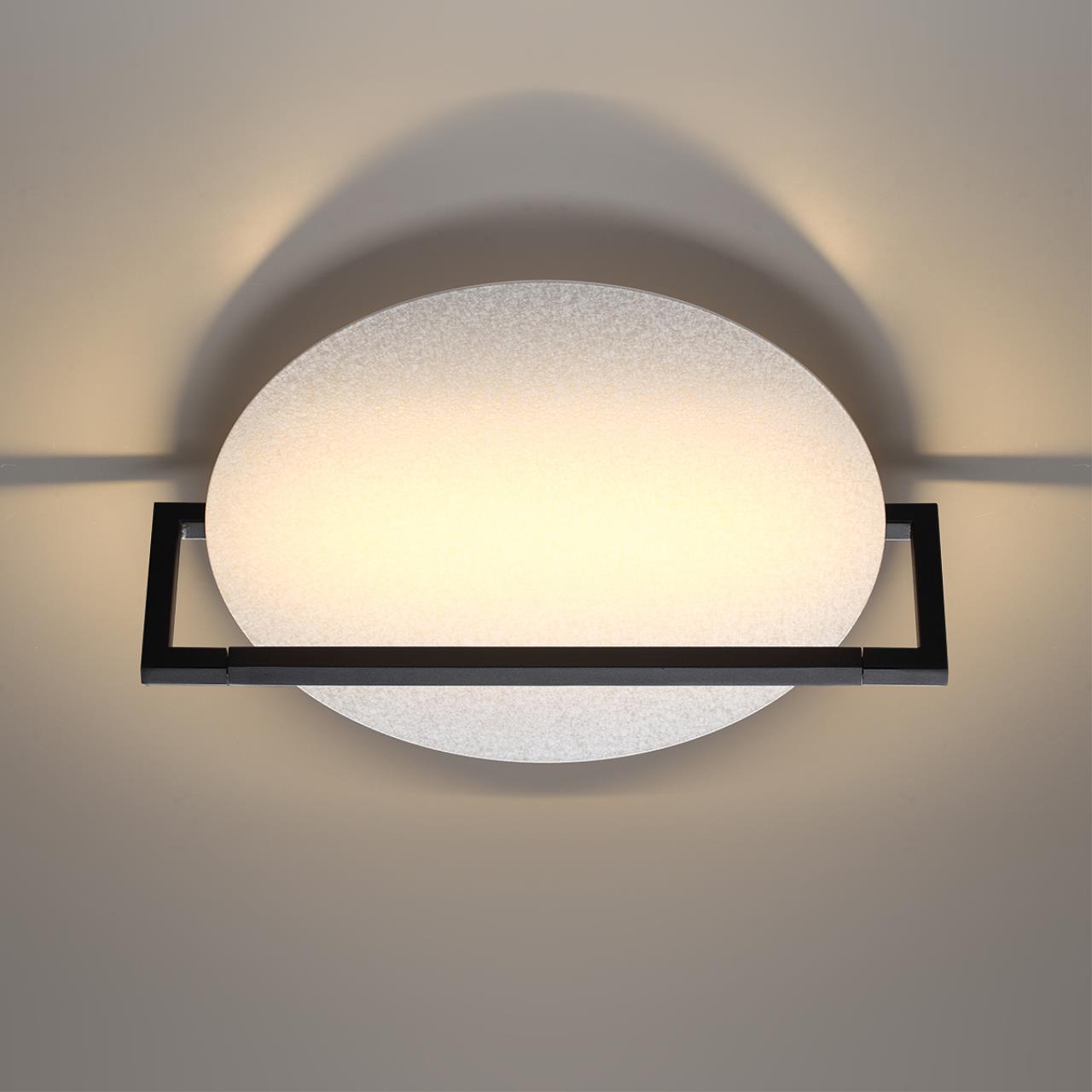 Настенный светильник 16,7*46 см, 1*LED*15W 3000K Odeon Light Lunar 7015/15WL черный