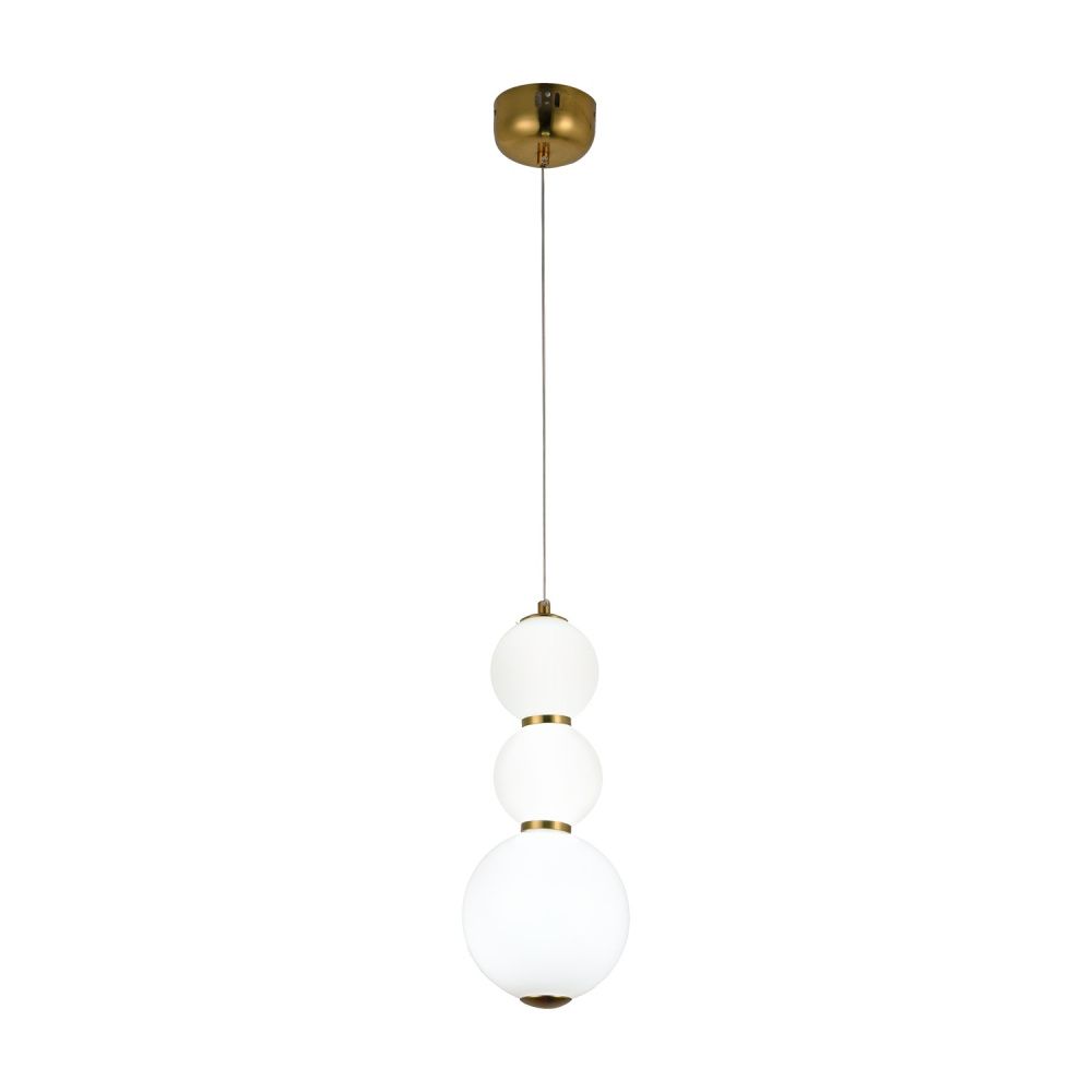 Подвес 15*15*200 см, 3*LED*24W, 4000K Gerhort G51204/3AB WT, Античная бронза