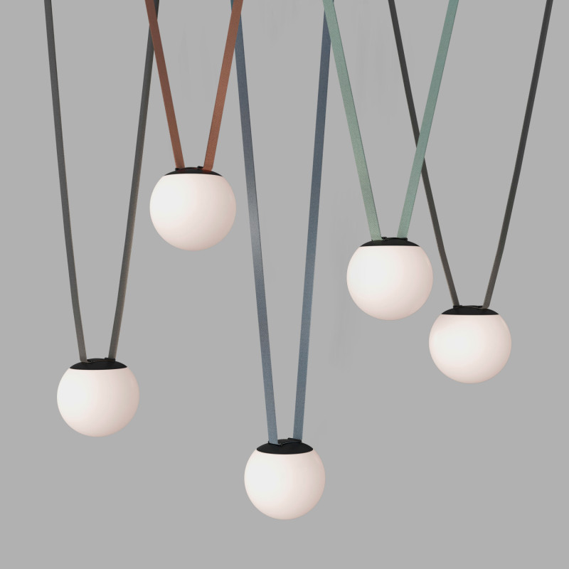 Светильник на шине 15*14,7 см, LED * 10W, 4000K, Denkirs Belty Orb DK5550-BK, черный