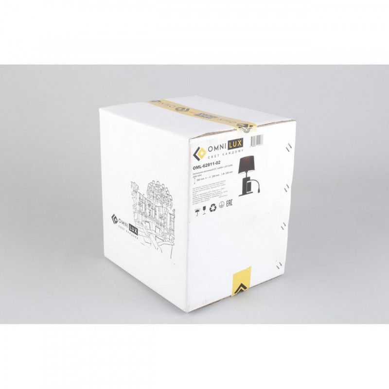 Бра 23*25*38,5 см, 2*E27, 60W, Omnilux Omnilux 628 OML-62811-02, черный