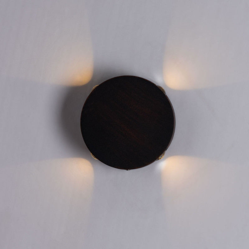 Уличный настенный светильник Arte Lamp Tamburello A1525AP-1RI коричневый