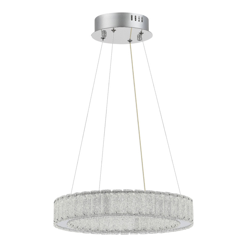 Люстра подвесная 40* см, LED*1*20W, 3000K, St Luce Latozzo SL6008.103.01, Хром