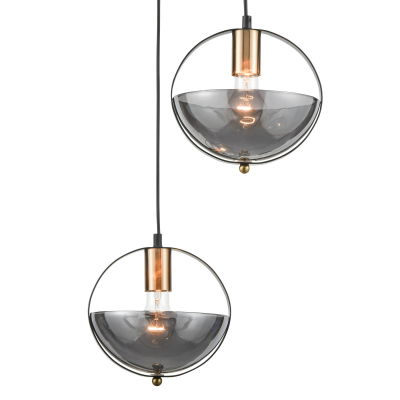 Подвесной светильник  35*142 см, 3*E27 черный, золото Vele Luce Broadway VL5362P13