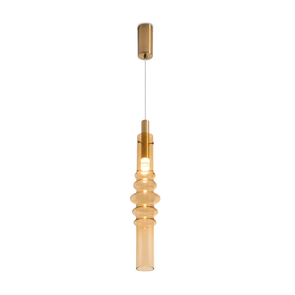 Подвесной светильник *11,5*70-260 см, 1*LED*6W, 3000K, Freya  FR5635PL-L6AM, Латунь