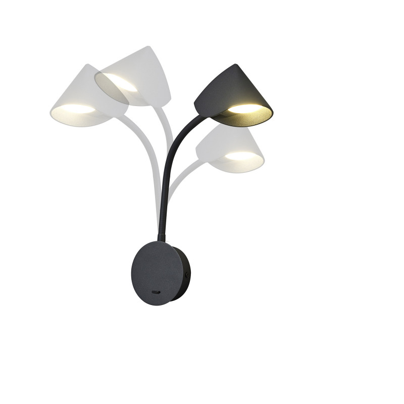 Бра 25*10*39,4 см, LED *  7.5W, 3000К Mantra Goa 7721, черный