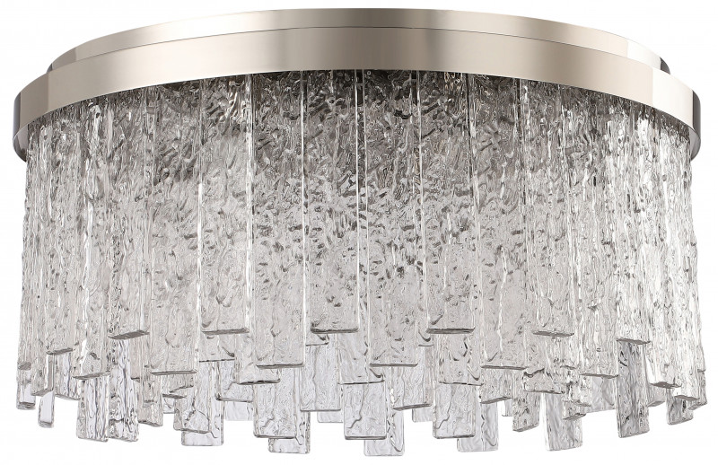 Люстра потолочная 60*60*28,5 см, 8*E14 40W Глянцевый никель Stilfort Frostyle 2155/11/08C