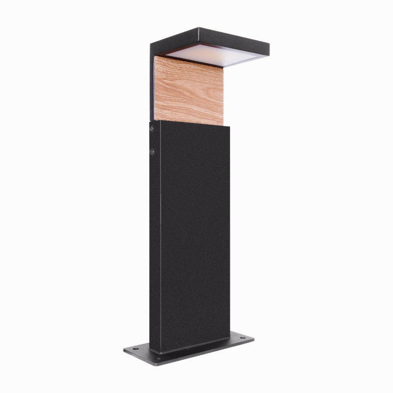 Уличный светильник 10*12 см, 1*LED*5W, 3000К Loft It 100001/400 Oak, Черный, золото