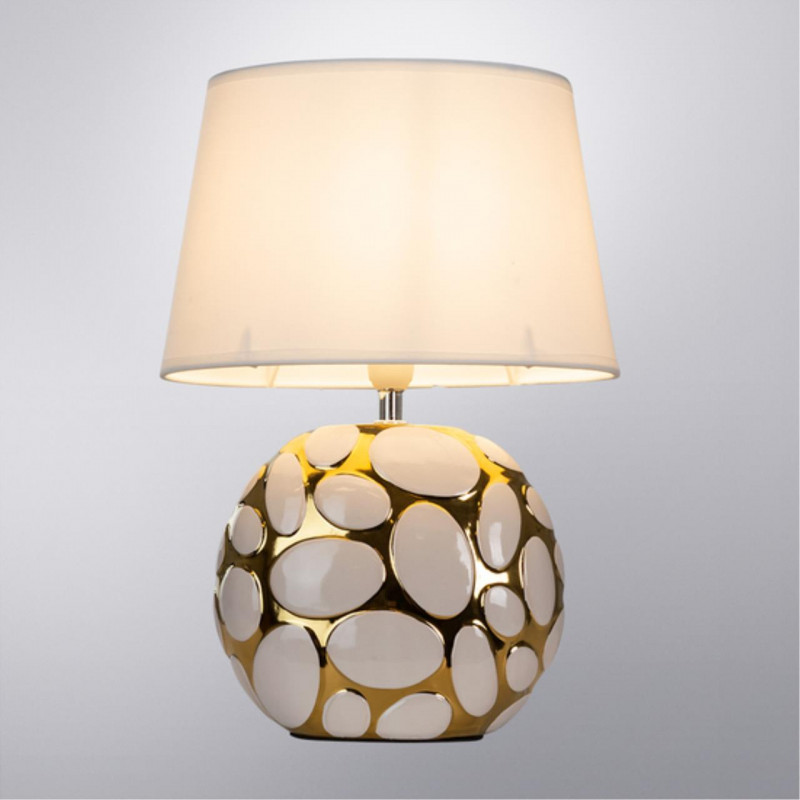 Настольная лампа 18*25 см, Arte lamp Poppy Золото A4063LT-1GO