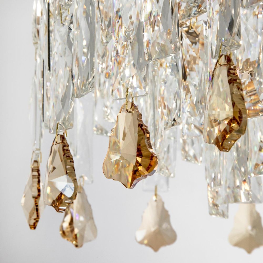 Подвесная люстра 31*90*42/88 см, 13*Е14 MODELUX ML.7073.13 GD золото