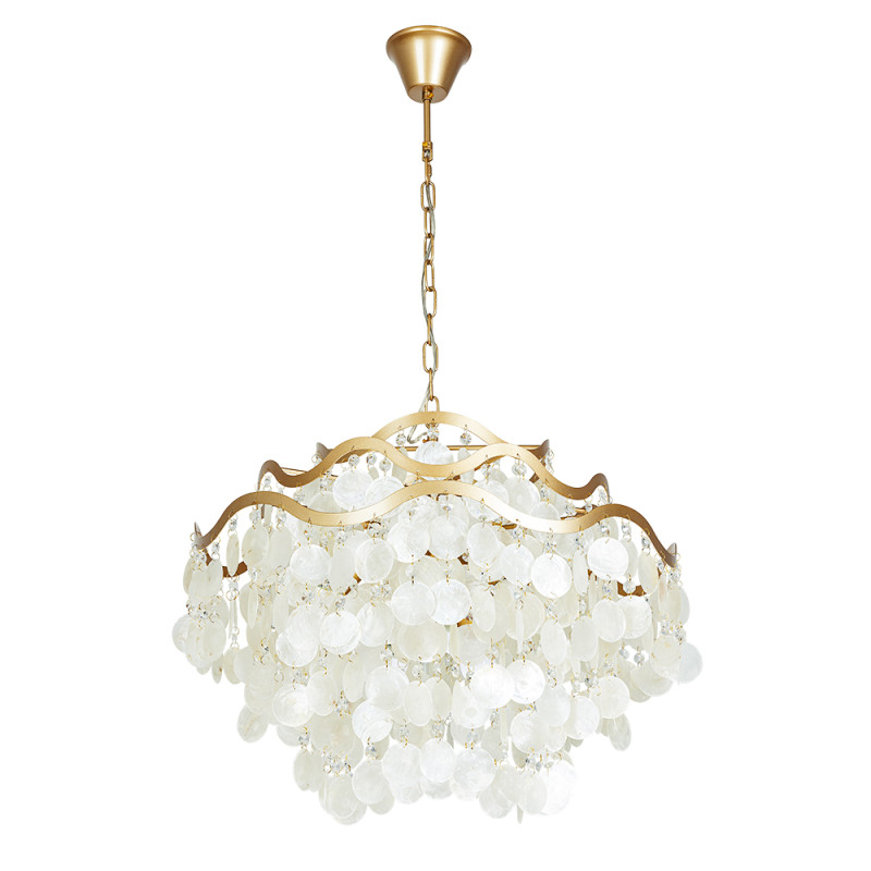 Светильник подвесной 60*46 см, 9*E14 матовое золото Arte lamp Pipirima A4065SP-9SG