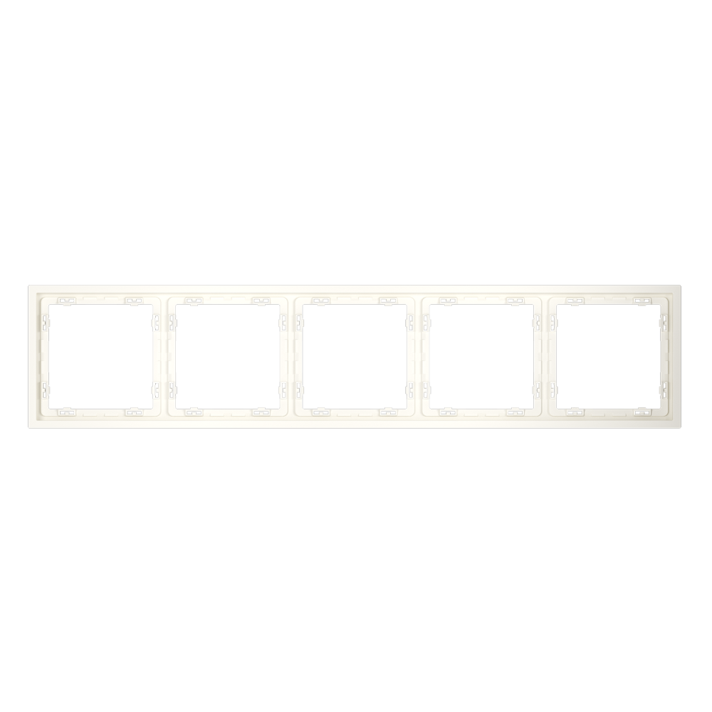 Рамка пластиковая S70 на 5 пост, хлопок Voltum VLS100513