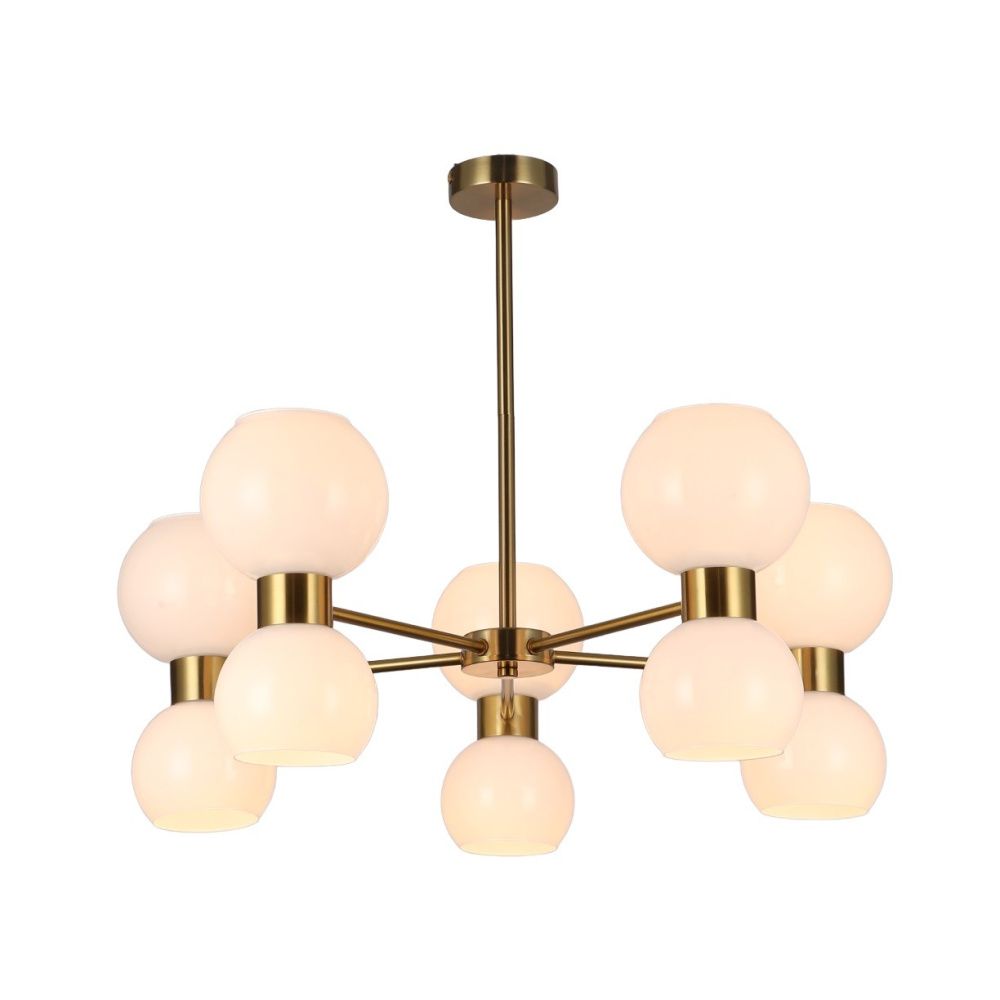 Люстра 73*73*47 см, 10*E27 Gerhort G11071/10COP WT, Медь